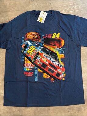 VINTAGE 2005 Jeff Gordon #24 DuPont NASCAR T-Shirt Chase Authentics - new
